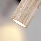 Modern Wall Sconce  Natural Marble Cylinder Design - Product detail 4
