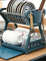 Kitchen Dish Drying Rack  2-Tier Stainless Steel Design - Product example