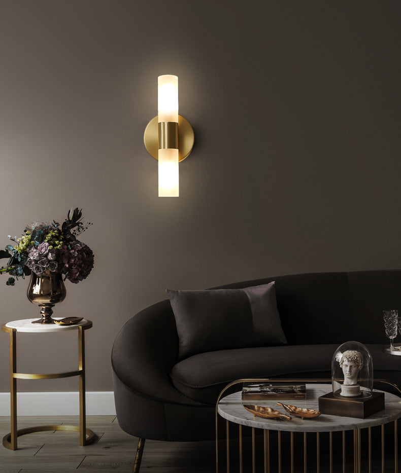 Modern LED Wall Sconce  Gold Aluminum Dual Light - Product detail 5