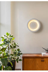 Modern Moon Wall Light  Wabi Sabi Textured Design - Product detail 9