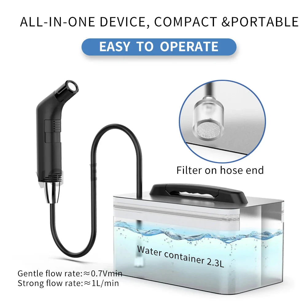 Portable Bidet Sprayer  23L Rechargeable Travel Cleaner - Product showcase