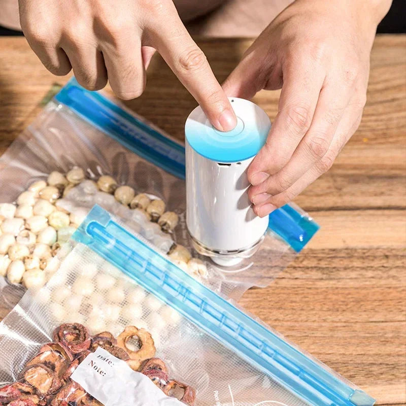 Portable Vacuum Sealer  USB Rechargeable Food Preserver - Product example