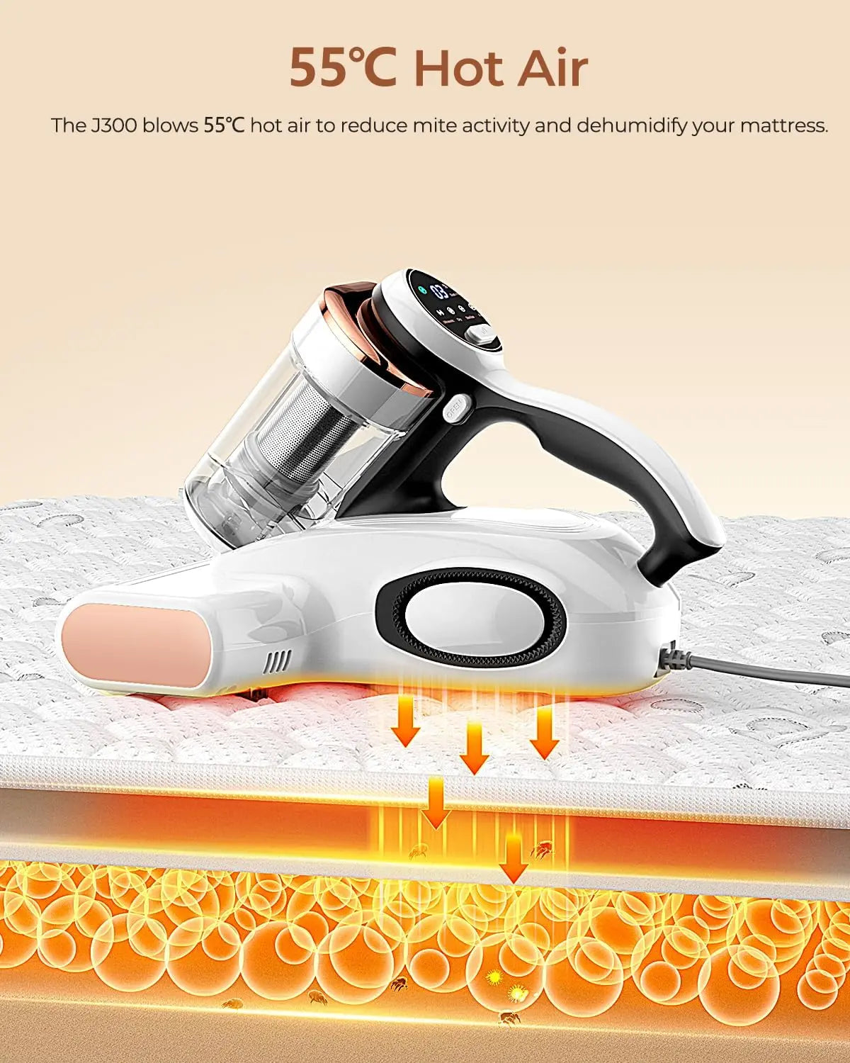 UV Dust Mite Vacuum Cleaner  13KPa Ultrasonic Deep Cleaning - Product example