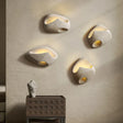 Minimalist Wall Sconce  Sculptural Cement Design - Detailed view