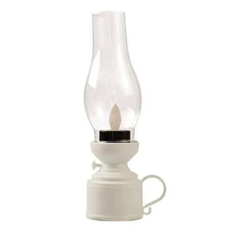 Vintage LED Lantern  Glass Hurricane Rustic Design - Product detail 7