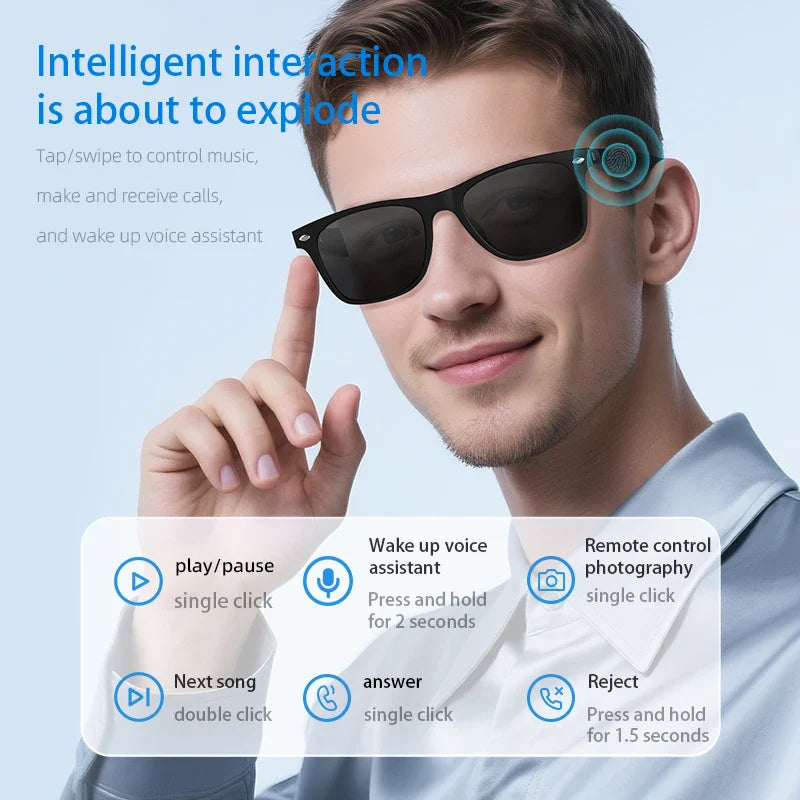 Smart Translation Sunglasses  AI-Powered Language Assistant - Product example