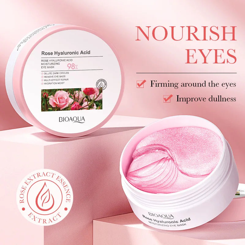 Rose Hyaluronic Eye Mask  Hydrating  Firming Treatment - Product detail 4