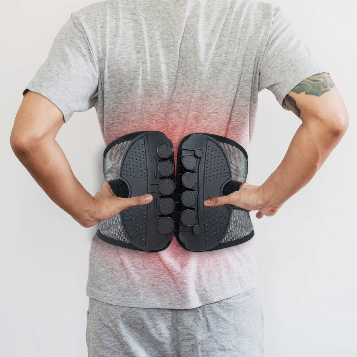 Ergonomic Back Brace  Dual Pulley Lumbar Support System - Product detail 5