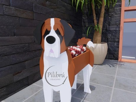 Boston Terrier Planter  Decorative Garden Dog Sculpture - Product detail 23