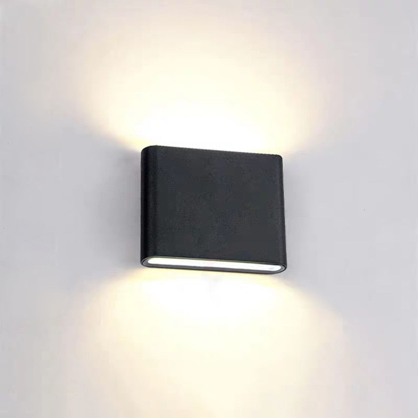 Modern Outdoor Wall Light  Weather-Resistant LED Sconce - Detailed view