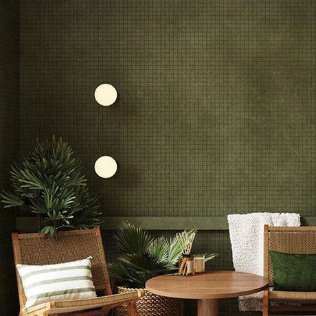Modern Wall Light  Brass Glass Disc Design - Product example