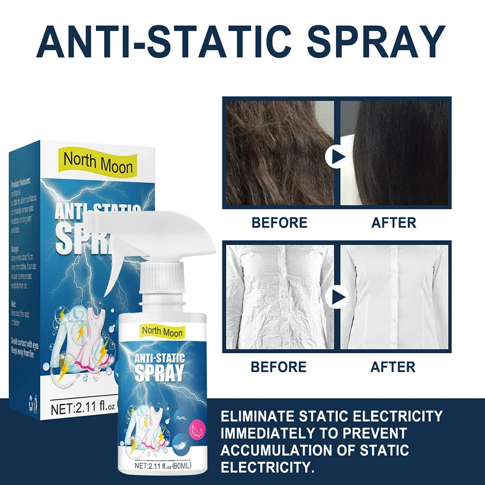 Anti-Static Spray for Clothes  Wrinkle Release Formula - Product showcase
