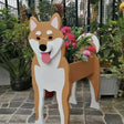 Animal Garden Planter  Shiba Inu Design With Flower Holder - Product detail 7