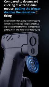 Gaming Gun Mouse  Ergonomic Pistol-Style Design - Product detail 14