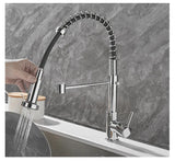Professional Kitchen Faucet  Spring Pull Down Design Gold Brass Finish - Product detail 14