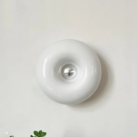 Modern Wall Sconce  Orange Glass Dome Shade - Product detail 10