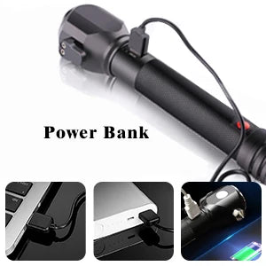 Emergency Solar Flashlight  Multi-Tool Safety Device with Power Bank - Product detail 12