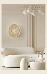 Victorian Ceiling Medallion Light  Floral Relief Pattern - Product detail 9