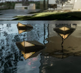 Modern Solar Wall Light  Geometric Pyramid Design - Product detail 7