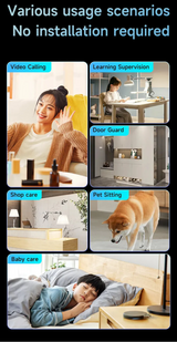 Smart Security Camera  4K Ultra HD Robot Design - Product detail 12