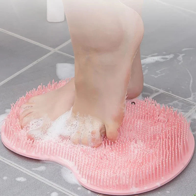 Silicone Bath Scrubber  Dual-Purpose Massage  Exfoliation Mat - Product detail 10