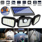 Solar Motion Sensor Light  270 Wide Angle LED Outdoor Security Lamp - Product example
