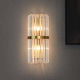 Crystal Wall Sconce  Gold Band Prism Design - Product detail 4