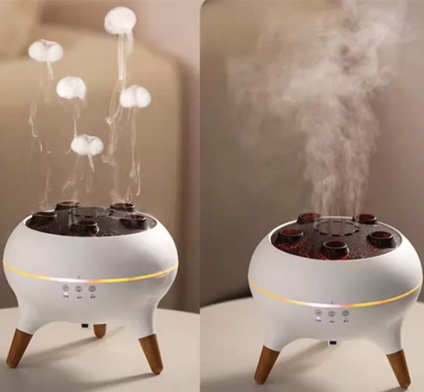 Smart Essential Oil Diffuser  Jellyfish Design With Remote Control - Product example