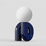 Modern Wall Light  Sculptural White Globe Design - Product detail 10