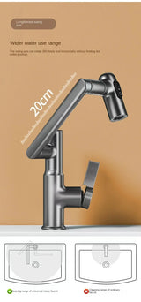 Modern Pull Out Basin Faucet  Smart LED Temperature Display - Product detail 12
