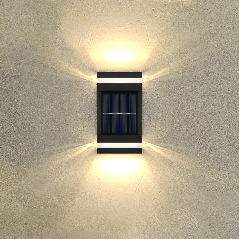 Solar Garden Wall Light  Up Down LED Outdoor Sconce - Product detail 4