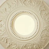 Vintage Ceiling Light  Ornate Floral Relief Pattern - Product detail 5
