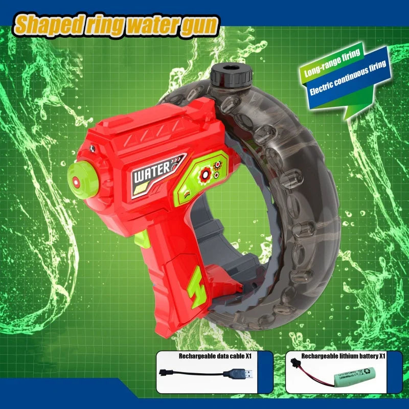Kids Water Blaster Gun  LED Light-Up Wrist Ring Design - Product detail 11
