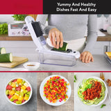 Multi-Function Vegetable Chopper  6-in-1 Food Prep System - Product detail 6