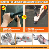 Professional Triceps Rope  Ergonomic 120cm Cable Attachment - Product detail 14