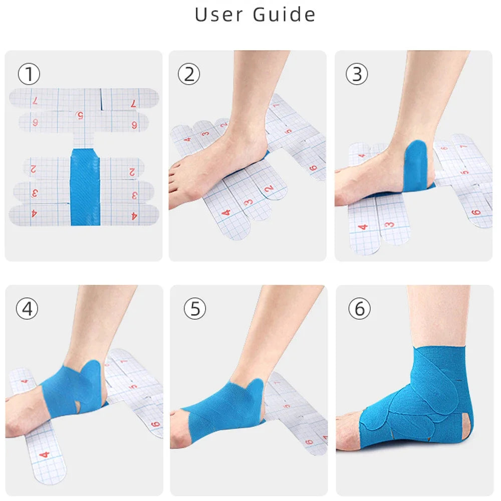 Athletic Kinesiology Tape  Pre-Cut Waterproof Support Strips - Product detail 32