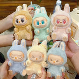 Kawaii Plush Bunny Keychain  Soft Pastel Collection - Product example