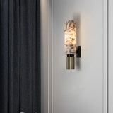 Luxury Marble Wall Lamp  Copper Accent Cylinder Design - Product example
