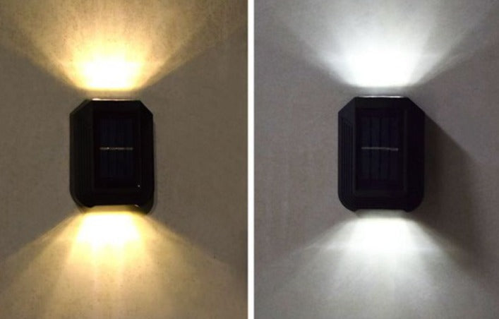 Solar Outdoor Wall Lamp  Smart LED Starry Light Effect - Product detail 9