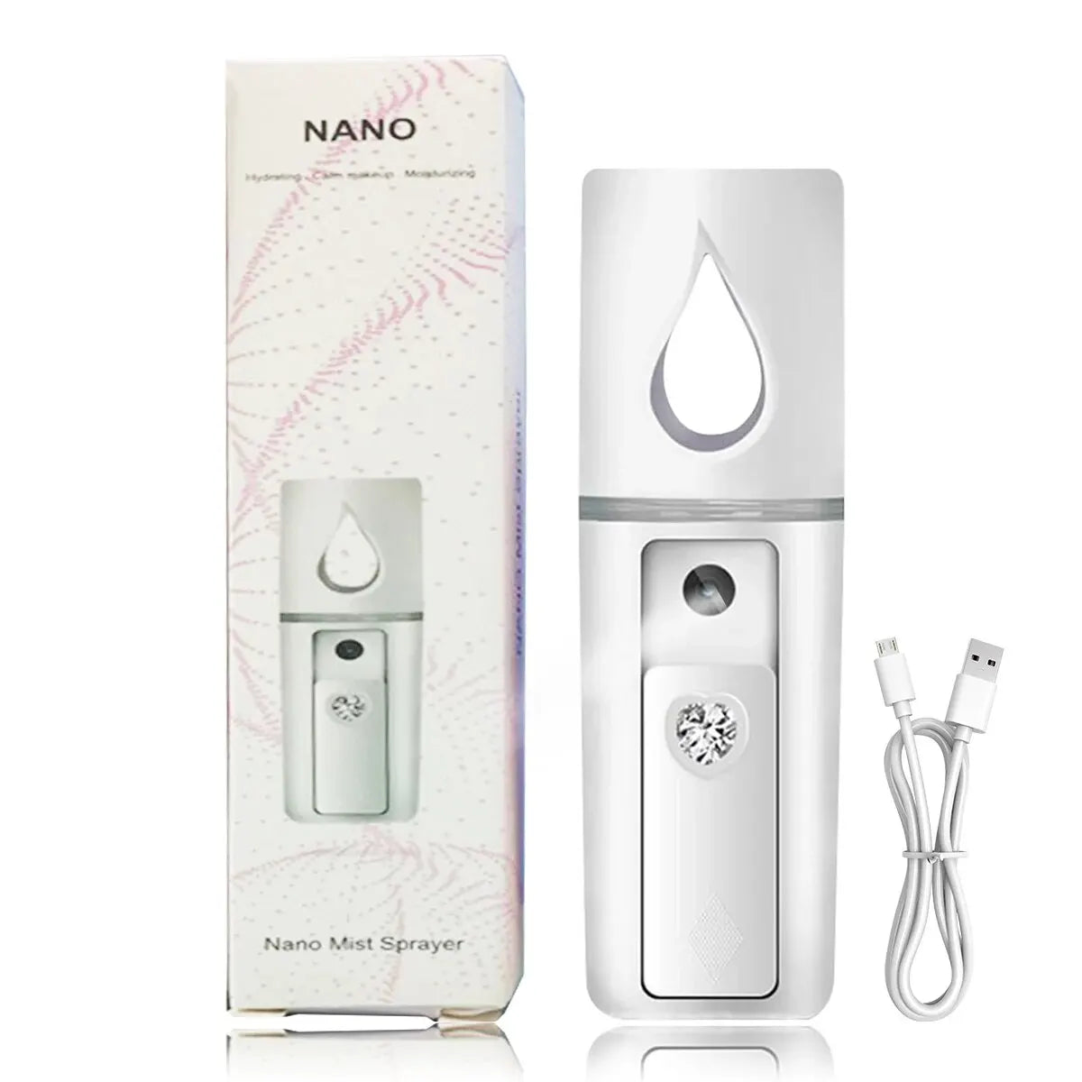Portable Facial Mist Device  Nano Hydration Sprayer With Moisture Tester - Product detail 5