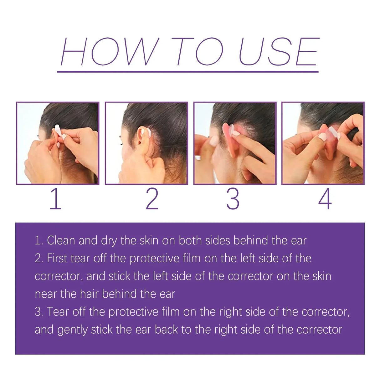 Waterproof Ear Corrector  Medical-Grade Silicone Patches - Product detail 7