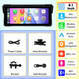 Smart Motorcycle Display  IPX7 Waterproof CarPlay Android Auto - Product detail 17