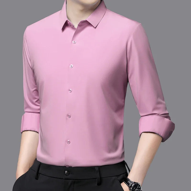 Professional Stretch Dress Shirt  Moisture-Wicking Comfort Fit - Product detail 12