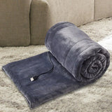 USB Electric Blanket  3 Heat Settings Soft Plush Throw - Product example