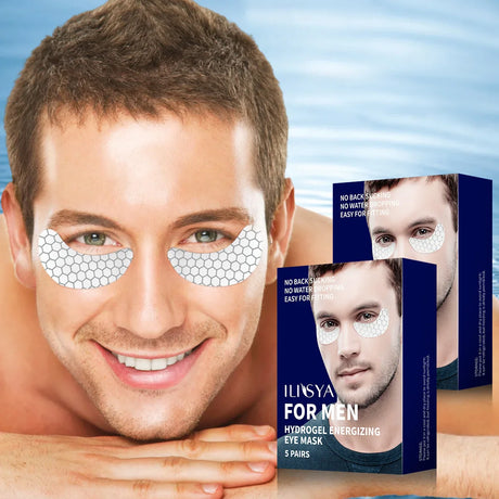 Mens Under Eye Patches  Hydrogel Dark Circle Treatment - Product showcase