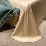 Tropical Luxury Bedding Set  Egyptian Cotton Leaf Pattern - Product detail 6