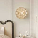 Victorian Ceiling Medallion Wall Light  Ornate Floral Relief Design - Product detail 4