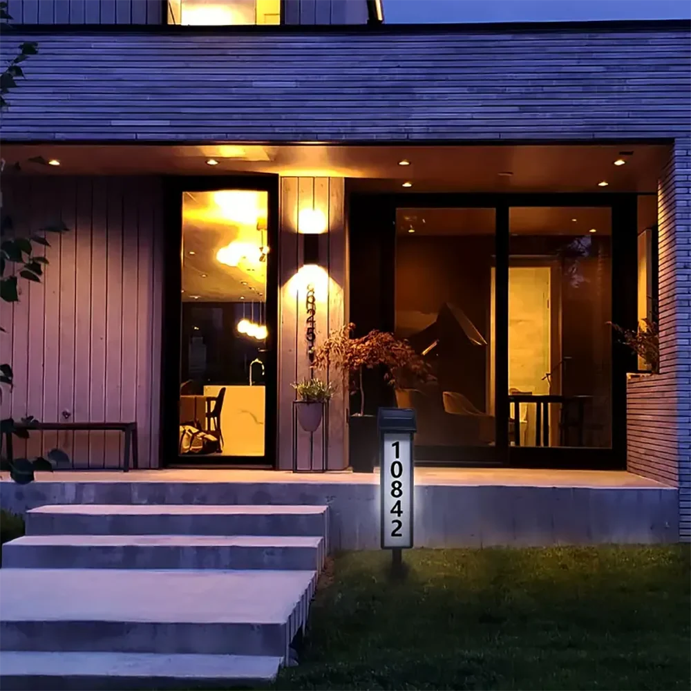 Solar House Number Light  Dual-Color LED Address Sign - Product detail 8