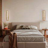 Modern Marble Wall Light  Minimalist LED Strip Design - Detailed view