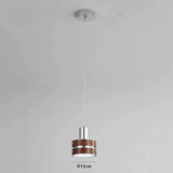 Modern Wall Lamp  Brown Leather Chrome Accent - Product detail 8